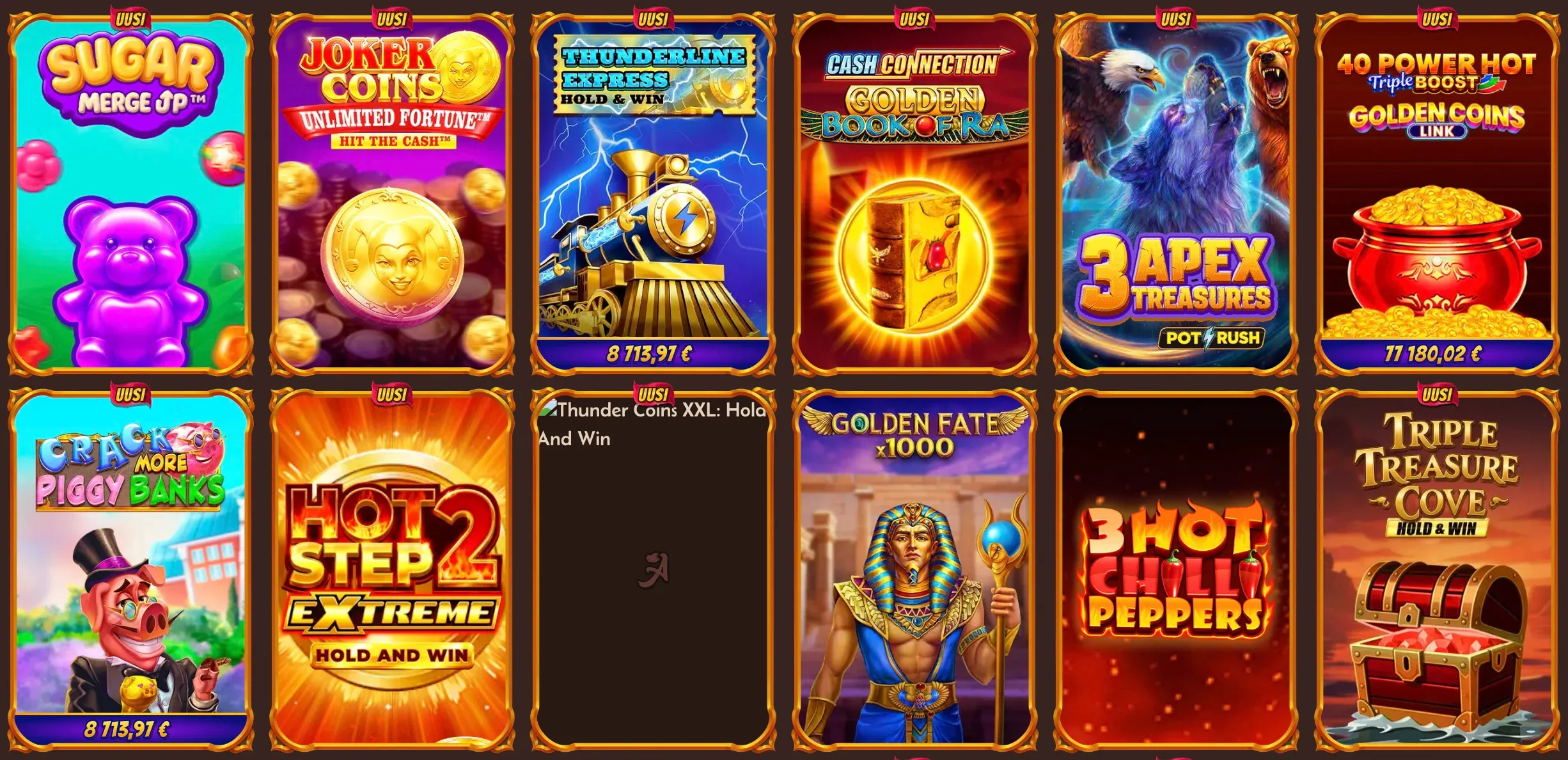Pelivalikoima AlaWin casino